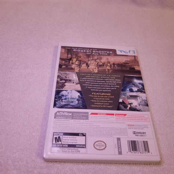 Call of Duty: Modern Warfare Reflex Edition Wii Video Game (Nintendo Wii, 2009) - Picture 4 of 4